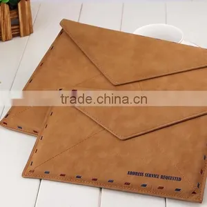 Retro Envelope Design Super Slim Leather Case for Ipad Air 2, China Supplier thumbnail-2