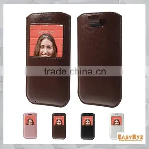 Wholesale New Design Pull Tab pu Leather Pouch Case for Samsung Galaxy Note 4 thumbnail-1