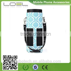 Hot Selling Leather Carry Bag of Bluetooth Speaker Protective Leather Cover for Amazon Echo Wireless Speaker Leather Case thumbnail-1