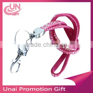 2016 Hot Selling Beautiful Custom Cheap Rhinestone Lanyard thumbnail-4