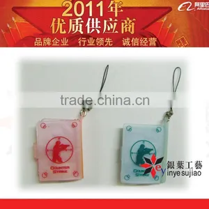 ,mini Picture Frame Mobile Strap PVC Mini Digital Photo Album Key Chain thumbnail-1