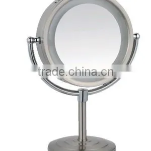 Hotel Bathroom Mirror Light Magnify Wt-1075-6 Chrome thumbnail-1