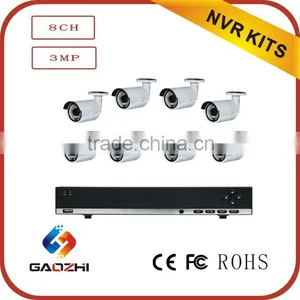 2016 New Arrival! hd 3MP IP Camera POE P2P Nvr 8 Channel Cctv Camera System thumbnail-1