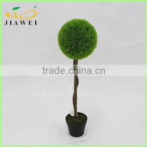 Green Decorative Artificial Grass Ball Bonsai Indoor Wholesale thumbnail-1