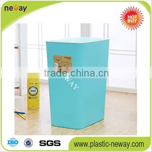 Colorful Push Type Plastic Waste Bin thumbnail-1