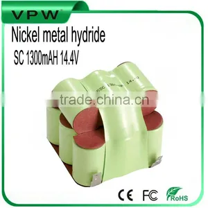 Rechargeable Ni-mh Battery Pack sc 1300mah 14.4v for Power Tool thumbnail-1