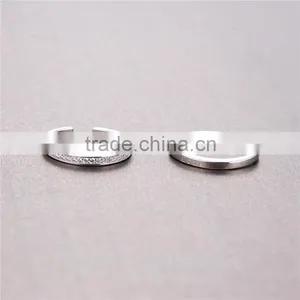 Bali Wedding Ring Crystal Diamonds Engraved Love Custom Wholesale Rings for Engagement Girls thumbnail-5