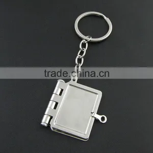 Engraved Silver Picture Frame Keychain thumbnail-5