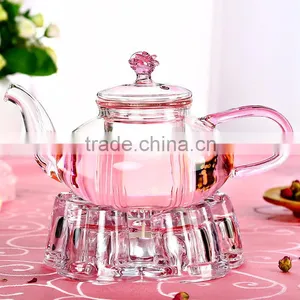 OEM ODM Small Heat Resistant Glass Teapot With Infuser 500 ml PH203 thumbnail-1