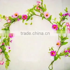 Handsome Artificial Handmade Fabric Flowers for Spring Indoor Decoration thumbnail-1