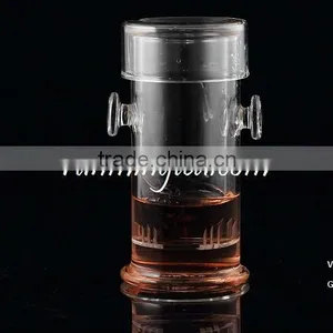 Borocilicate Tall Glass Black Tea Maker With Two Round Handles&Glass Filter thumbnail-1