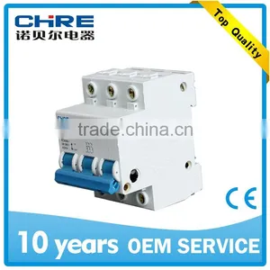 3P MCB Mini Cuicuit Breaker With High Quality and Best Price DZ47-63 CHRE China Factory thumbnail-2