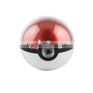 Newest Products 2016 Pokemon go Power Bank Red Cute Pokeball Power Bank With Usb Cable thumbnail-1