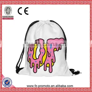 Mix City Purple Ice Cream 3d Print Women's Drawstring Bag Mochila Escolar Sac A Dos Simple Travel Backpacks for Teenage Girls thumbnail-5