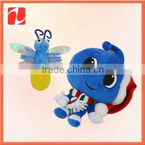 Funny Lovely Custom High Quality Stuffed Plush Dragonfly Toys thumbnail-1