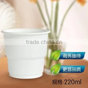 7oz 220ml Corn Starch Disposable Plastic Cups for Coffee, Beer, Milk, Tea thumbnail-1