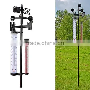 Garden Windy Vane, Garden Werther Station With Thermometer thumbnail-3