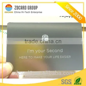 Stainless Steel High Quality Color Printable Laser Cut Metal Business Card thumbnail-2