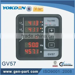 Diesel Generator Three Phase Digital Voltage, Current Meter GV57 thumbnail-1