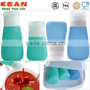 Silicone Bpa Free Travel Dispenser Bottle Travel Makeup Set thumbnail-6