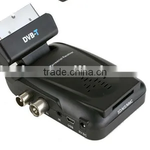 Digital Scart TV Box Tuner DVB-T Mini Freeview Receiver thumbnail-1