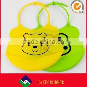 Popular Triangle FDA Silicone Baby Bib Custom thumbnail-3