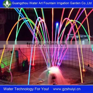 Color Changable Led Light Beam Fountain thumbnail-1