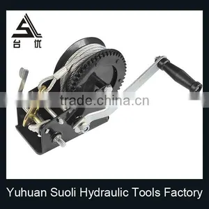 Manufacturing 1200lbs Galvanized Mechanical Pickup Winch With Wire Rope thumbnail-4