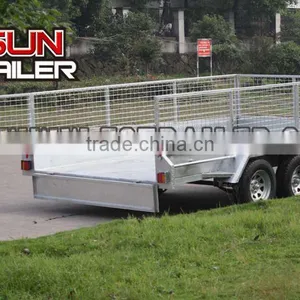 2017 BEST SELLING FULLY WELDED TANDEM CAGE TRAILER (10x6'/12x6') thumbnail-4