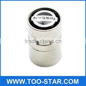 Silver Chrome Car Wheel Tire Air Valve Caps Stem Dust Cover For Car Wheels Decoration thumbnail-2
