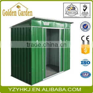 Double Sliding Door Shed/Garden Shed 4' x 8' With Free Garden Bed thumbnail-1