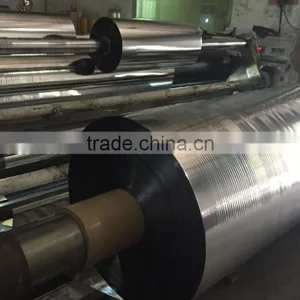 Gold/ Silver Cold Laminating Metallized Polyester Film 12 Micron Pet/Pe thumbnail-1