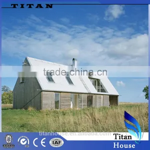 Light Gauge Steel Prefabricated Log Cabin House thumbnail-1