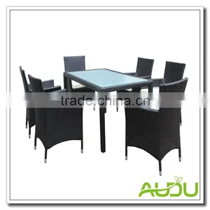 Audu Florida Outdoor Garden Rattan Dining Set thumbnail-2
