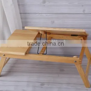 Vivinature Wooden Laptop Desk and Living Room Tablet Desk thumbnail-3