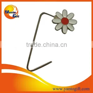 Zinc Alloy Flower Shape Bag Hanger thumbnail-1