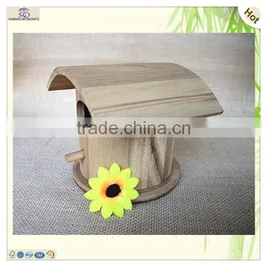 Unfinished Eco Dome Carved Bird Nest House Cages thumbnail-5