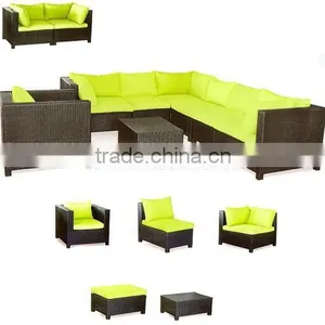 Outdoor Garden Wicker Sofa thumbnail-1