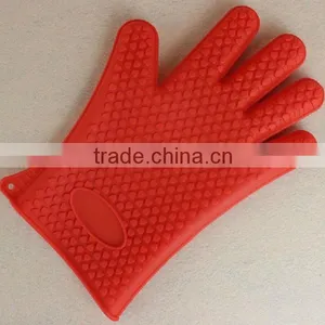 Hot Baking Microwave Oven Cooking Mitts Kitchen Heat Resistant Silicone Glove thumbnail-2