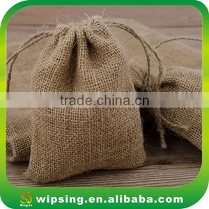 Cheap Organic Jute Drawstring Bag With Logo Printing thumbnail-2