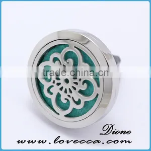 Factory Wholesale Stainless Steel Aromatherapy Locket Necklace thumbnail-1