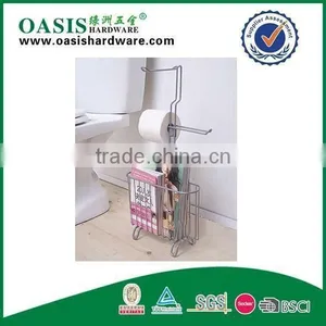 The Latest and Simple Magazine Wearing Rack Toilet Magazine Holder and Paper Holder /Chrome Wall Mount Magazine Rack and Toilet thumbnail-1