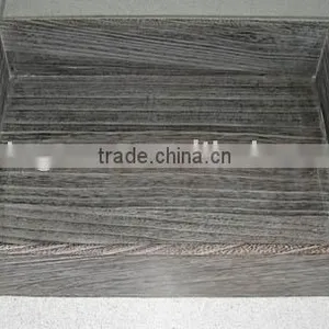 Black Wooden Serving Storage Tray thumbnail-1