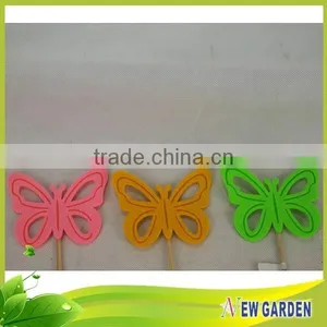Good Quality Animal Shape At The Top Round Wood Stick For Planter thumbnail-3