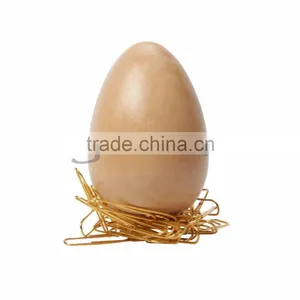 New Egg Shape Paper Clip Holder, Clip Dispenser, Office Desktop Clip Holder thumbnail-1
