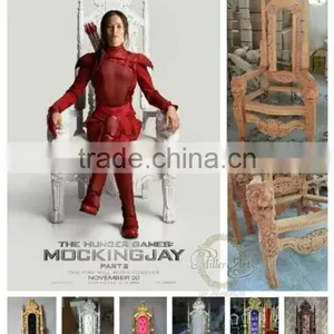 Hot Sales Wedding Decorating Polyresin King Chair thumbnail-3
