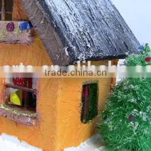 Little Christmas House With Colored Light thumbnail-2