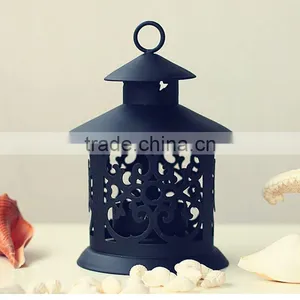 High Quality Home Decoration Moroccan Style Candle Holder Iron Candlestick Candle Stand Light Holder Lantern Free Shipping thumbnail-2