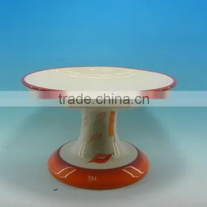 Colorful Round Ceramic Cake Stand thumbnail-1