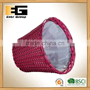 Red Rattan Garden Planter/ Storage Baskets/Bathroom Basket thumbnail-4